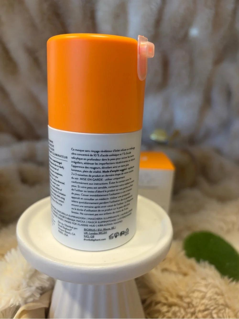 Drunk Elephant Bouncy Brightfacial Brightening Mask - 1.69 fl oz